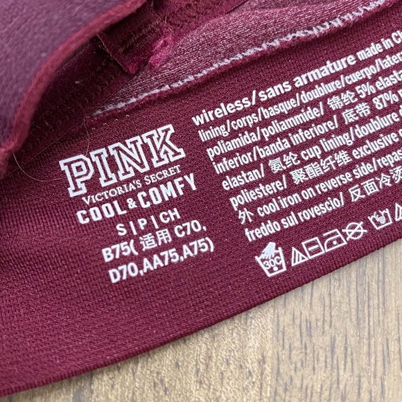 Wireless Lightly Lined Bra, Victoria's Secret PINK, Small - Picture 3 of 7